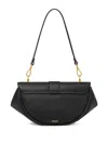 Versace Virtus Medium Shoulder Bag In Black