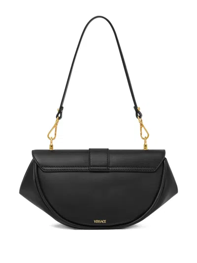 Versace Virtus Medium Shoulder Bag In Black