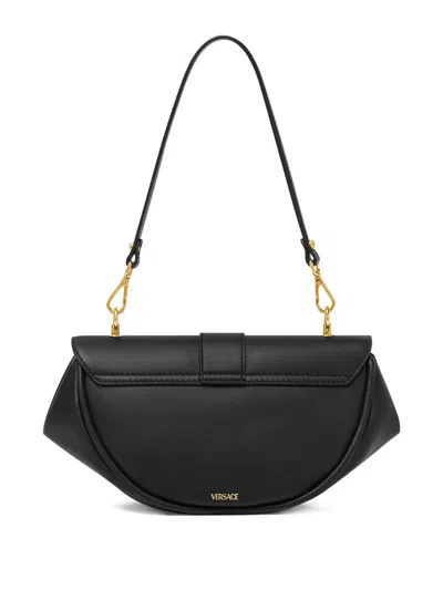 Versace "virtus" Medium Shoulder Bag Calf Leather