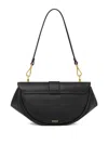 Versace Virtus Medium Shoulder Bag In Black