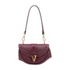 Versace Shoulder Bag With Detachable Strap And Handle In Red