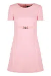 Versace Medusa 95 Dress In Pink Viscose Blend In Pink