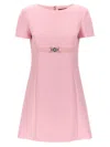 Versace Medusa 95 Dress In Pink Viscose Blend In Pink