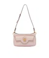 Versace Mini Vitello Shoulder Bag In Pink