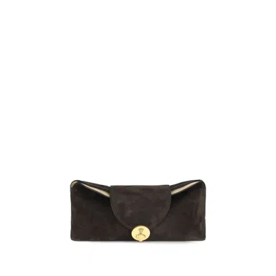 Versace Vivian Clutch  Brown