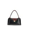 Versace Vivian Medium Two-tone Textured-leather Shoulder Bag