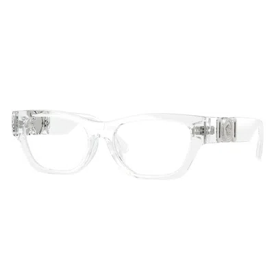 Versace Vk 3008u 148 46mm Unisex Irregular Eyeglasses 46mm In Burgundy