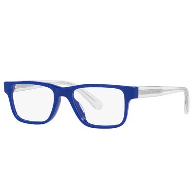 Versace Vk 3324u 5294 47mm Childrens Rectangle Eyeglasses 47mm In Blue