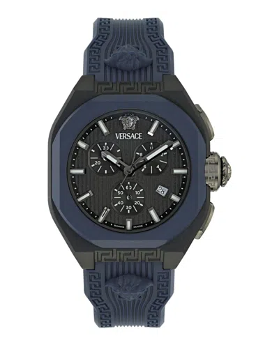 Versace V-legend Chrono Eco Ceramic Watch In Multi