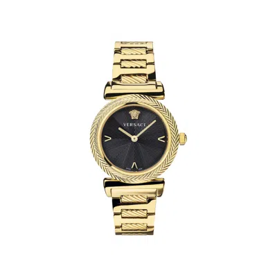 Pre-owned Versace V-motif Bracelet Watch 'gold' | Women's Size Onesize