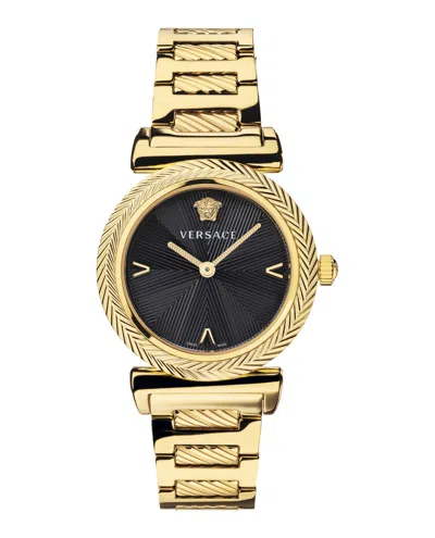 Versace V-motif Bracelet Watch In Multi