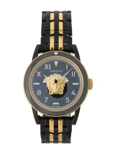 Pre-owned Versace V-palazzo Watch, 43mm In Multi