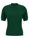 Versace V-pattern T-shirt In Green