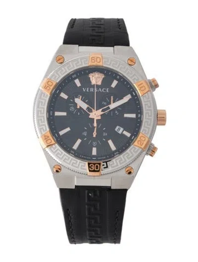 Pre-owned Versace V-sporty Greca Watch, 46mm In Multi