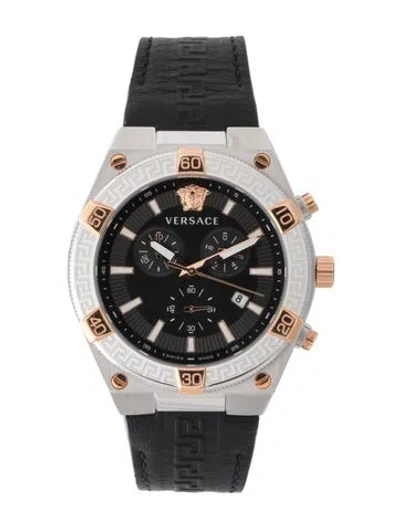 Pre-owned Versace V-sporty Greca Watch In Multi