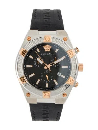 Pre-owned Versace V-sporty Greca Watch In Multi