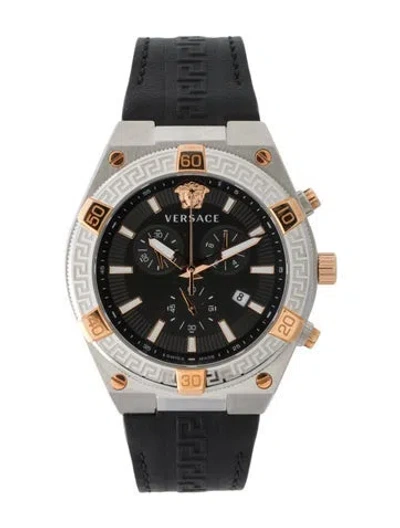Pre-owned Versace V-sporty Greca Watch In Multi