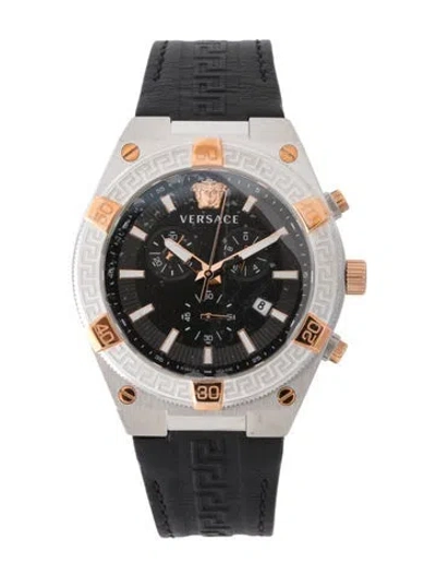 Pre-owned Versace V-sporty Greca Watch In Multi
