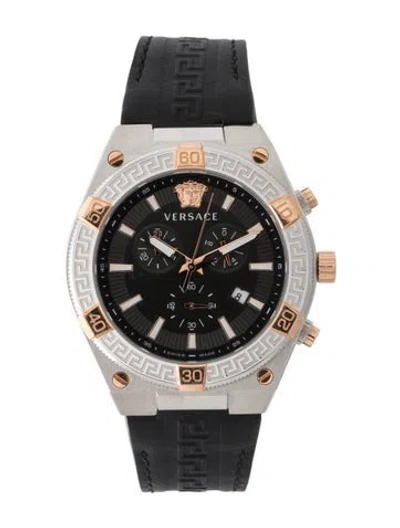 Pre-owned Versace V-sporty Greca Watch In Multi