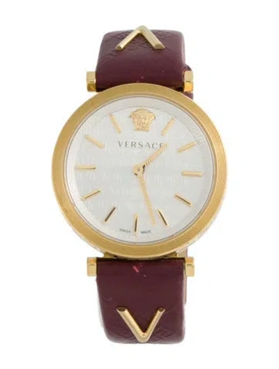 Pre-owned Versace V-twist Watch In Multi
