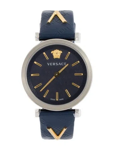 Pre-owned Versace V-twist Watch In Multi