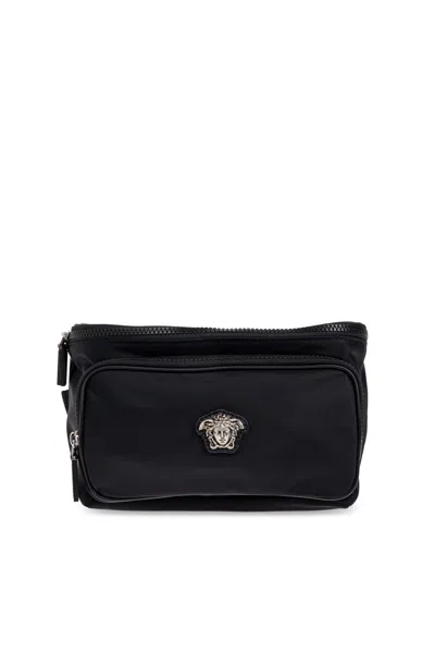 Versace Waist Bag In Black