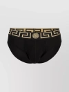 VERSACE WAISTBAND BRIEFS WITH GOLD-TONE DETAILING