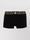 Versace Black Briefs With Elastic Waist With Medusa Print In Cotton Stretch Man