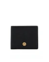 Versace Medusa Biggie Bi-fold Wallet In Black