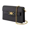Versace Chain-linked Mini Shoulder Bag In Black