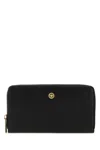 Versace Men Black Leather Medusa Biggie Wallet In Black