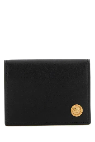 Versace Wallets In Black