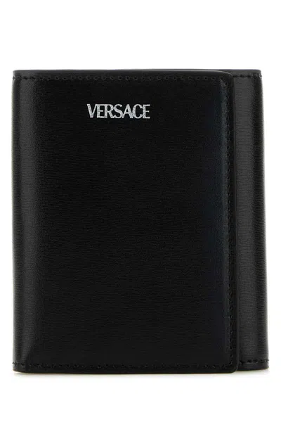 Versace Black Leather Wallet
