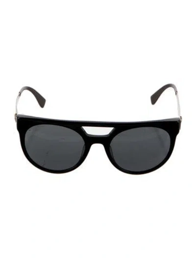 Pre-owned Versace Wayfarer Mirrored Sunglasses In Multi