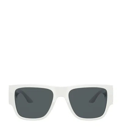 Versace Wayfarer Sunglasses In White