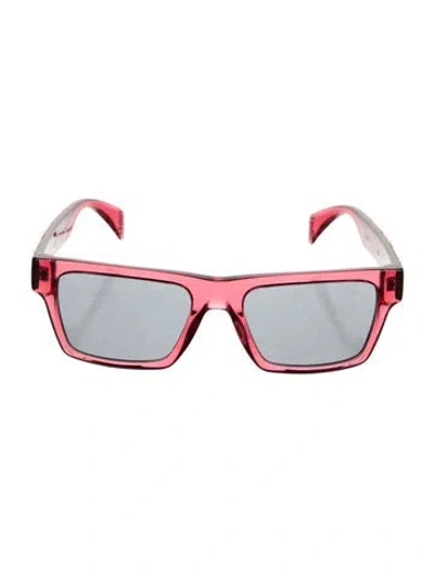 Pre-owned Versace Wayfarer Tinted Sunglasses In Multi