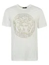 VERSACE VERSACE T-SHIRTS AND POLOS WHITE