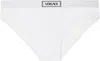 Versace White 90s Vintage Logo Briefs In 1w000-optical White