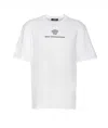 Versace Medusa Milano Embroidered Crewneck T-shirt In White