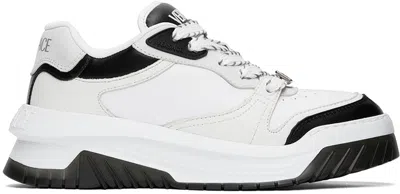 VERSACE WHITE & BLACK ODISSEA SNEAKERS