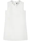 Versace Bead-embellished Minidress In White