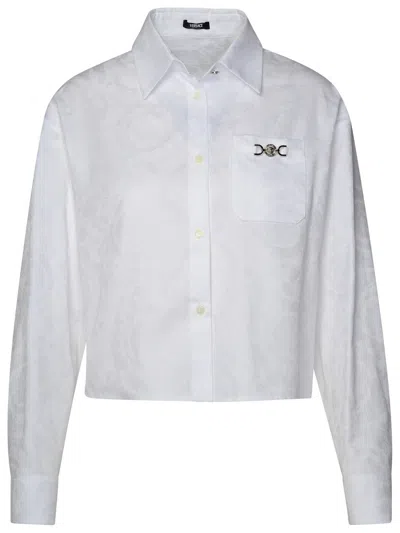 VERSACE VERSACE WHITE COTTON SHIRT