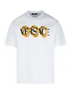 Versace Maxi Chain Logo T-shirt In White