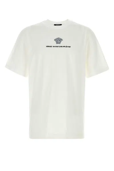 Versace White Cotton T-shirt