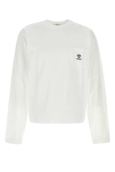 Versace White Cotton T Shirt