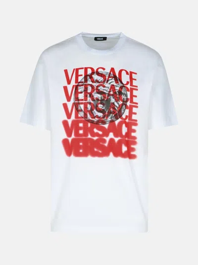 Versace White Cotton T-shirt