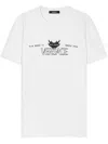 Versace Man T-shirt White Size L Cotton In White