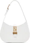 Versace White Greca Goddess Small Bag In 1w00v-optical White-