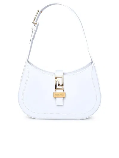 Versace White Leather Bag Woman