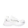 Versace White Sneakers With Panelled Design And Cut-out In White